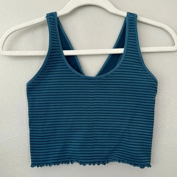 Spiritual Gangster Tops - Spiritual Gangster Amor Ribbed Crop Tank Top